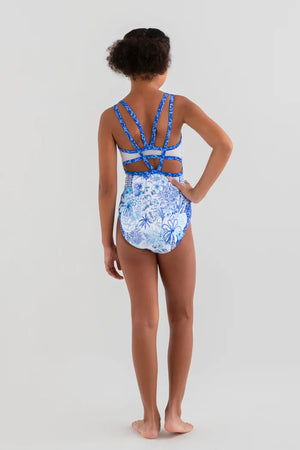 Bettina Blue Leotard