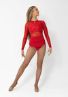 Studio 7 Liberty Sequin Leotard | Red