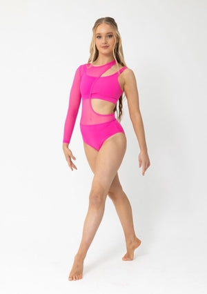 Studio 7 Tammy Pullover Leotard | Hot Pink