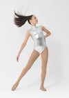 Studio 7 Blaze Metallic Leotard | Silver