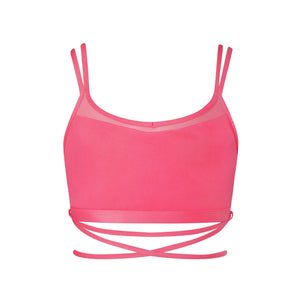 Energetiks Roxy Mesh Crop | Watermelon Crush