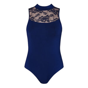 Energetiks Scarlett Lace Leotard | Navy | Adult