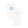 Short Sleeve Baby Romper | Blue