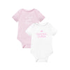 Short Sleeve Baby Romper | Pink