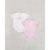 Short Sleeve Baby Romper | Pink