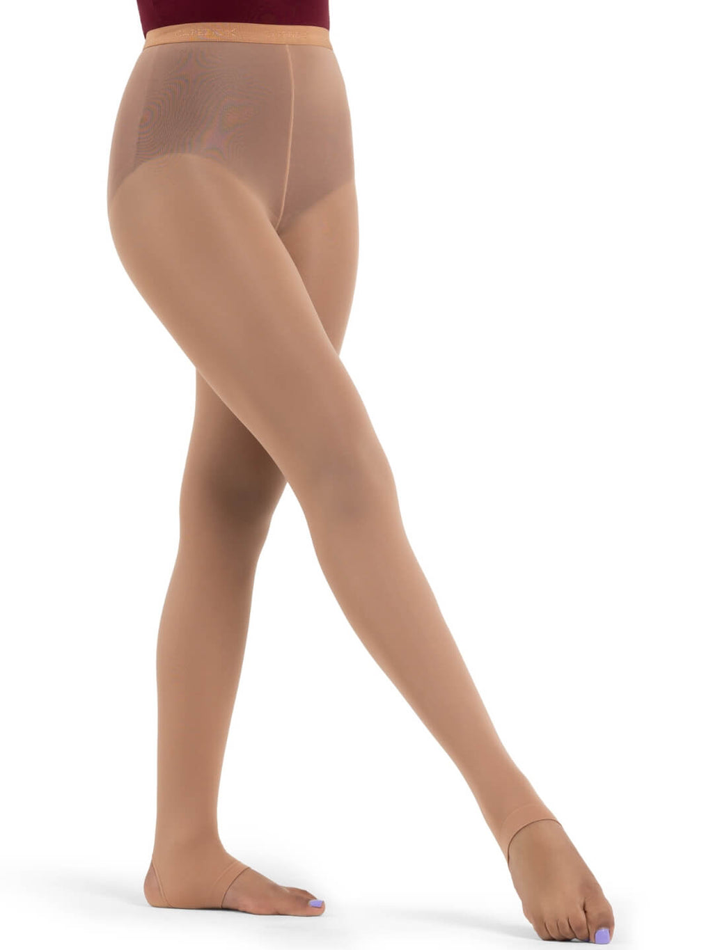 Energetiks Footed High Gloss Dance Tights - Girls