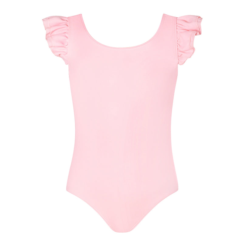 Emery Frill Sleeve Leotard | Candy | Child