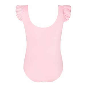 Emery Frill Sleeve Leotard | Candy | Child