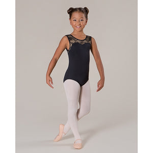 Energetiks Hannah Lace Leotard | Black | Child