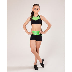 Energetiks Evelyn Metallic Crop Top | Child