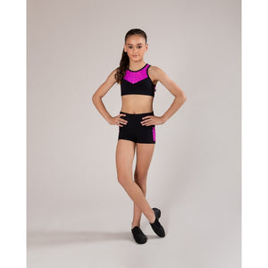 Energetiks Evelyn Metallic Crop Top | Child