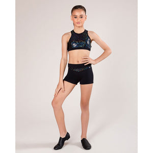 Energetiks Tilly Metallic Crop Top | Child