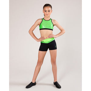 Energetiks Tilly Metallic Crop Top | Child