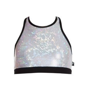 Energetiks Tilly Metallic Crop Top | Child