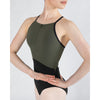 Energetiks Isabelle Zip Leotard | Khaki (Adult)