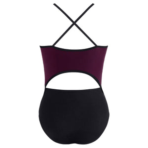 Energetiks Isabelle Zip Leotard | Wine (Adult)