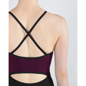 Energetiks Isabelle Zip Leotard | Wine (Adult)