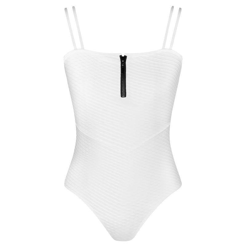 Energetiks Kara Zip Camisole | White