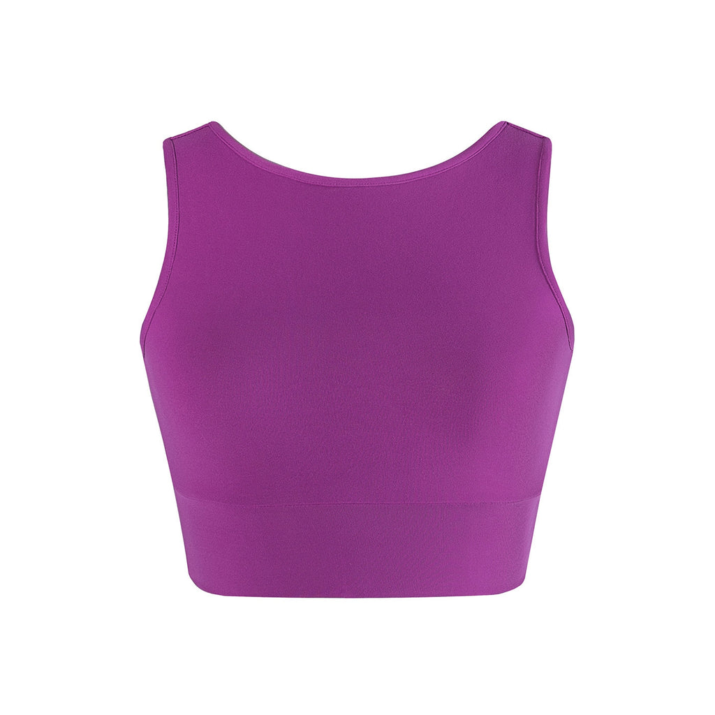 Energetiks Natalie Reversible Crop Top | Berry