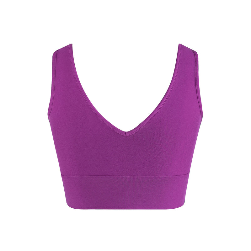 Energetiks Natalie Reversible Crop Top | Berry