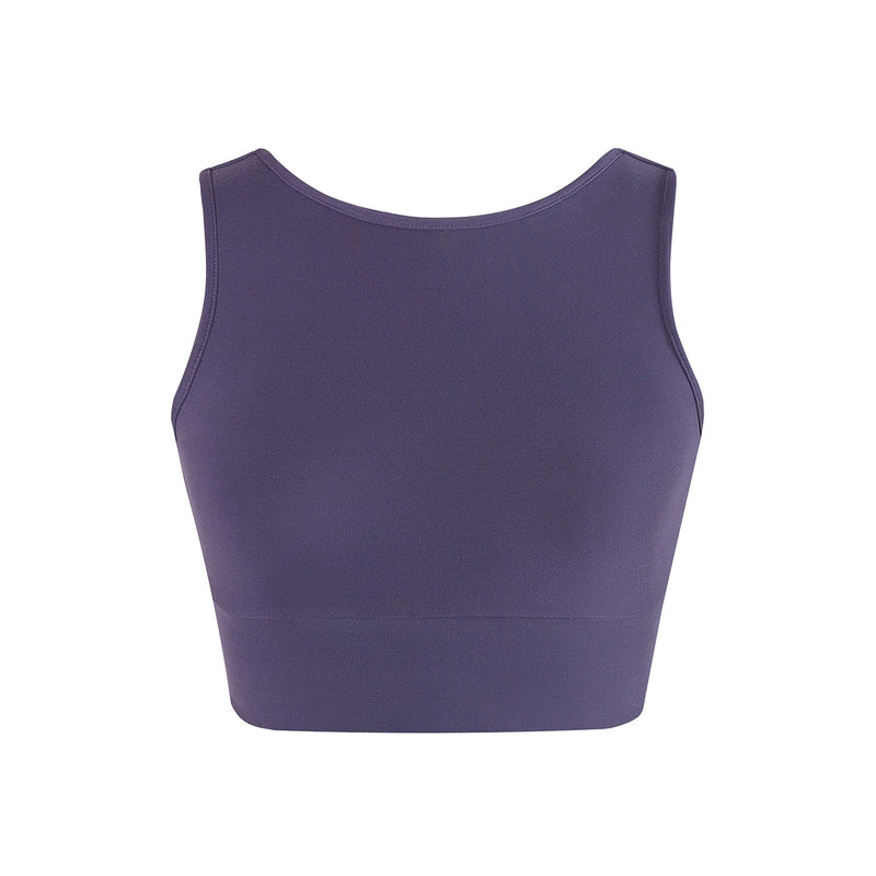 Energetiks Natalie Reversible Crop Top | Grape