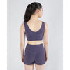 Energetiks Natalie Reversible Crop Top | Grape