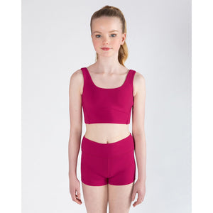 Energetiks Tori Crop Top | Raspberry