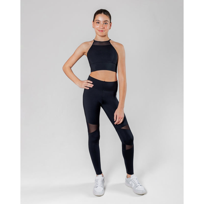 Energetiks Leah Mesh Legging | Black