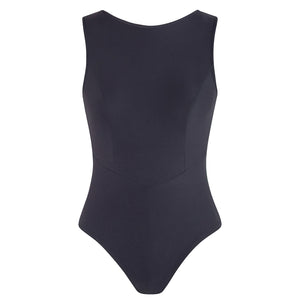 Energetiks Veronica Low Back Leotard | Black Amethyst (Adult)