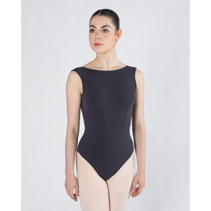 Energetiks Veronica Low Back Leotard | Black Amethyst (Adult)