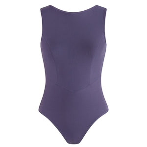 Energetiks Veronica Low Back Leotard | Grape