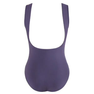 Energetiks Veronica Low Back Leotard | Grape