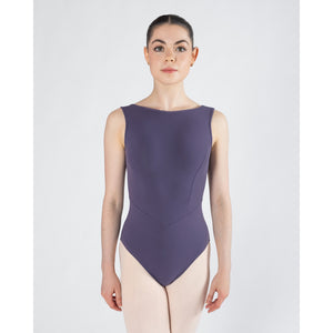 Energetiks Veronica Low Back Leotard | Grape