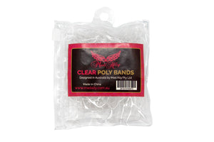 Mady Ally Clear Poly Hair Bands