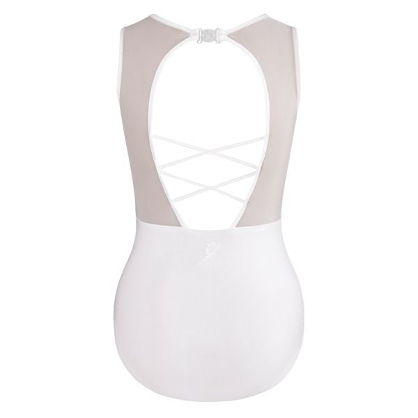 Energetiks Abby Mesh Leotard | White | Child